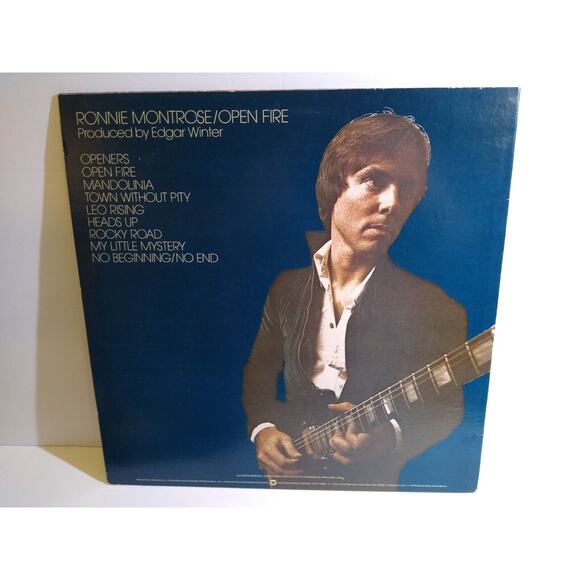Ronnie Montrose Open Fire Vinyl LP Record Album Hard Rock Metal 1978 + Inner - Picture 3 of 8